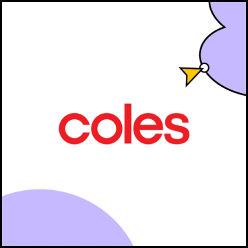 Coles logo opens customer story